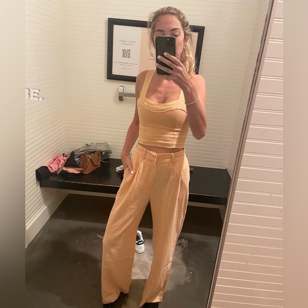 Never been worn two piece linen set